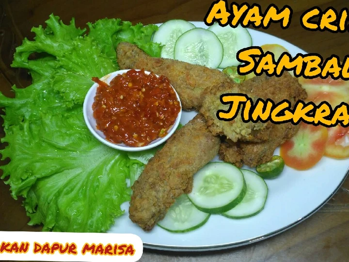 Cara Gampang Menyiapkan Resep Resep AYAM CRISPY SAMBAL JINGKRAK yang Bikin Ngiler Anti Ribet, Lezat
