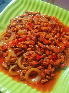Foto resep Kerang pedas manis