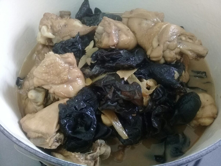 Cara Bikin Masak ayam jahe dan jamur kuping china Bahan Sederhana