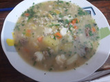 Sopa de trigo fata