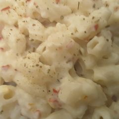 Pasta in White Sauce A picture of Pasta in White Sauce.