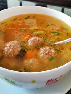 Foto resep Sup Bola Bola Daging Sapi / Sop Bola Daging Sapi