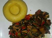 A picture of plantain leaves
