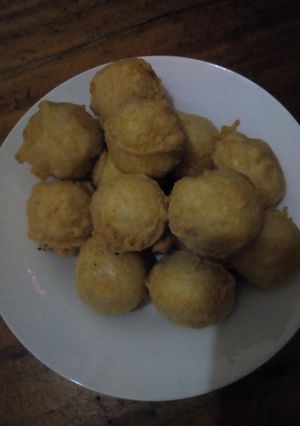 A picture of Batata vada#potato contest.