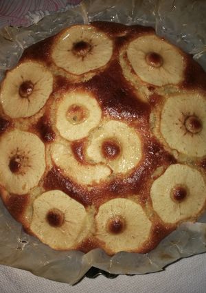 Una foto de Bizcotarta de manzana