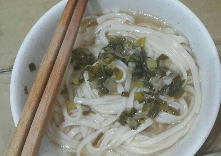 蔥油湯麵