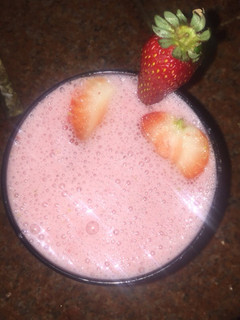 A picture of Strawberry milkshake.