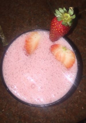 A picture of Strawberry milkshake.