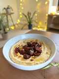 Sujuk with hummus