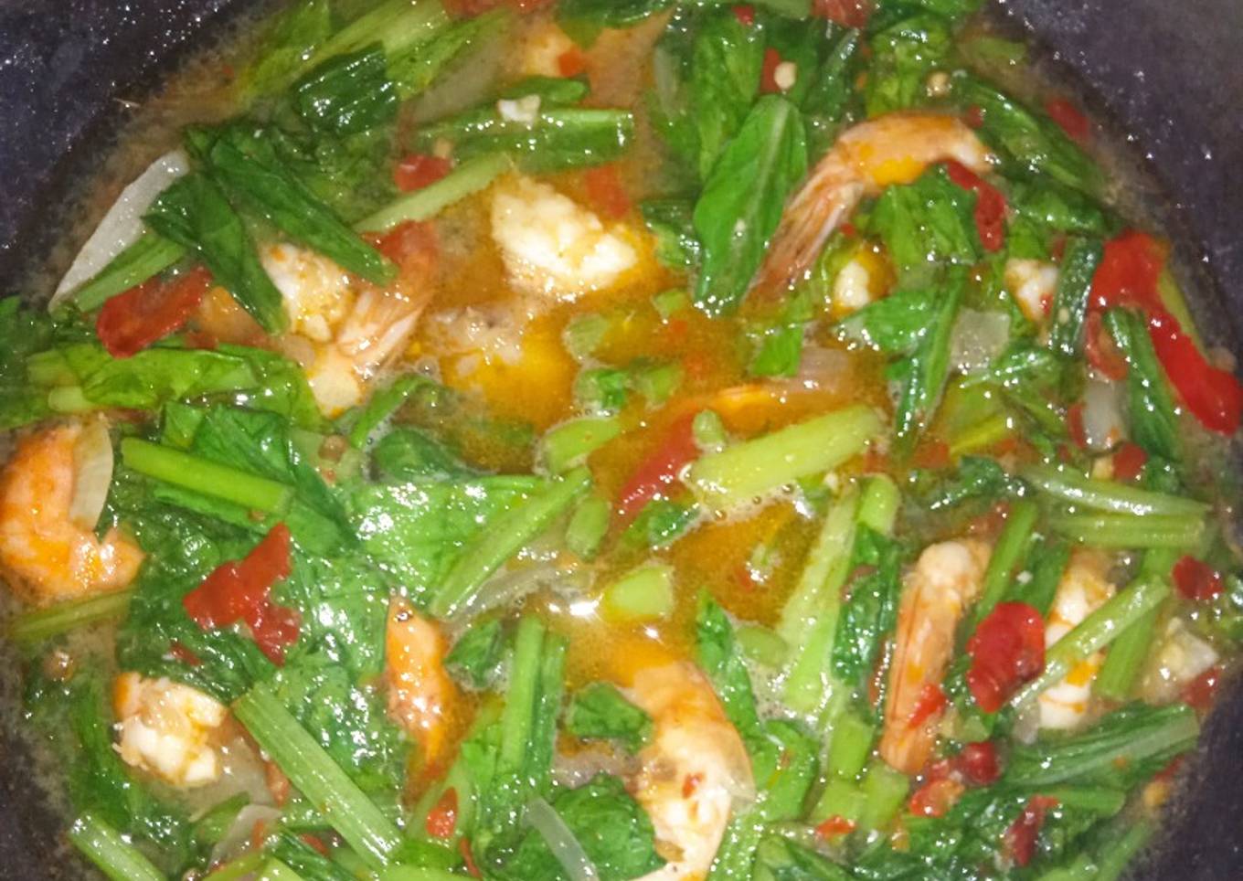 Udang Sawi Pedas