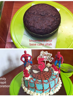 Foto resep Base cake ultah : brownies 4 telur
