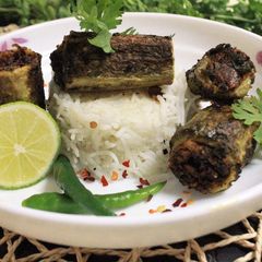 A picture of Bharwan Karela.