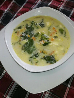 Una foto de Sopa de acelga Delys