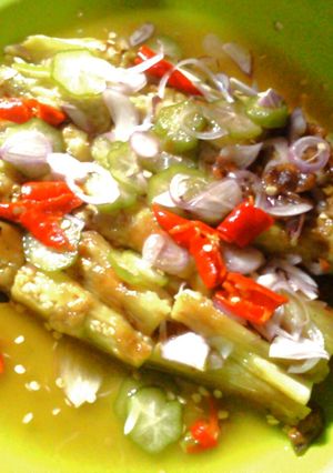 Foto resep Terong Bakar Kuah Cacapan
