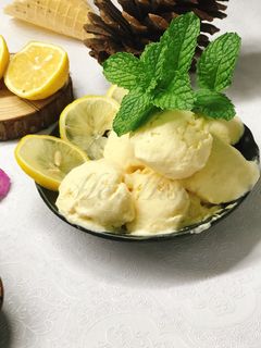 Hình của món Kem chanh vàng.
