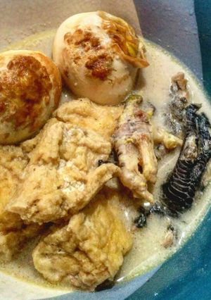 Foto resep Opor Ceker Kampung Telor Tahu + Sambel Goreng Ati