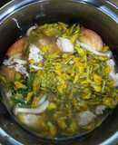 Canh chua chả cá bông điên điển