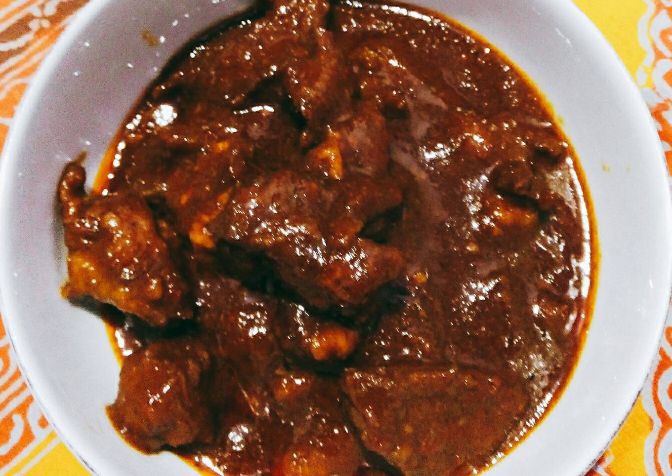 Rendang bumbu instan alaaku.