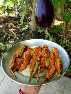 নিরামিষ দই বেগুন(Niramish Doi begun recipe in bengali) রেসিপির প্রধান ছবি