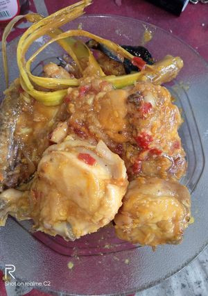 Foto resep Ayam betutu bumbu Bali pedas