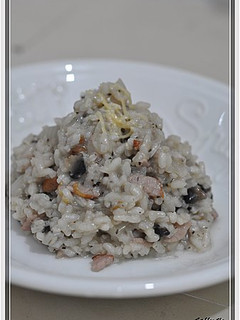 煙肉蘑菇意大利燉飯 的食譜成品照片