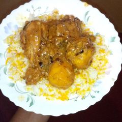 A picture of Chicken Biriani.