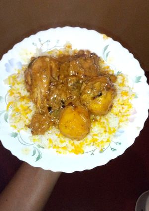 A picture of Chicken Biriani.