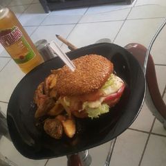 A picture of To die for monster burgers#4weekschallenge.#authors marathon.