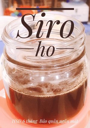 Hình của món Siro ho.