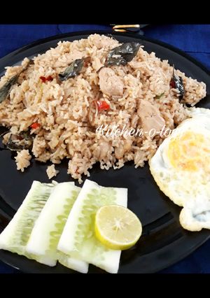 A picture of Thai Chicken Fried Rice #nonindian.