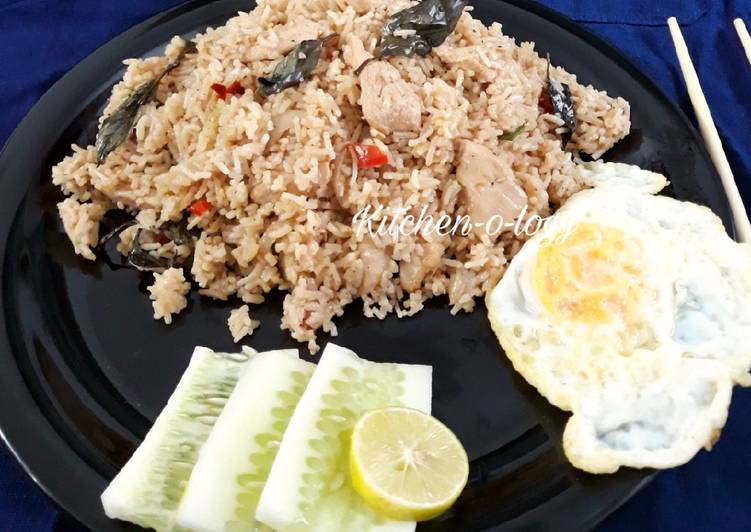 Simple Way to Prepare Quick Thai Chicken Fried Rice #nonindian