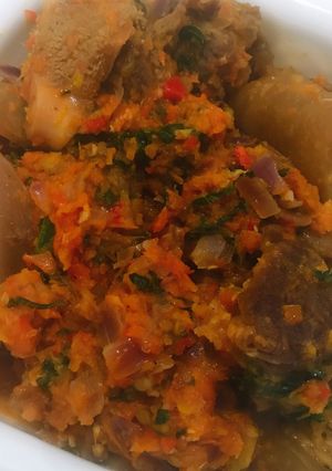 A picture of Tomato vegetable sauce.