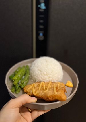 Foto resep Dori crispy with Sautéed green beans