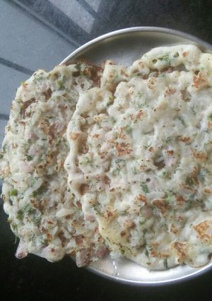 A picture of Onion dosa (south style).