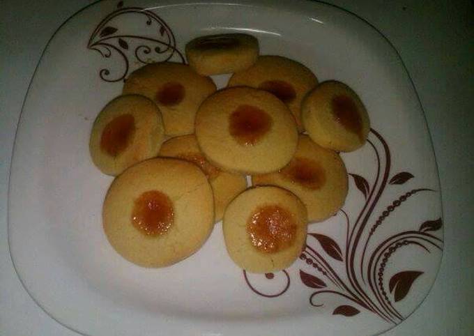 Recipe of Super Quick Jam Stuffed Cookies