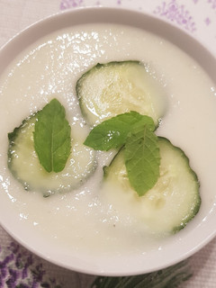 Una foto de Sopa de pepino