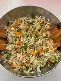 Ensalada napolitana con cilantro