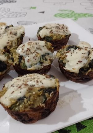 Una foto de Muffins de espinaca