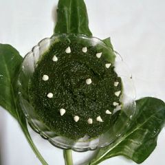 A picture of Spinach Halwa.