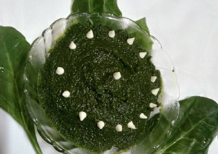 Recipe: Delicious Spinach Halwa