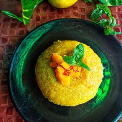 A picture of Mango rava halwa.