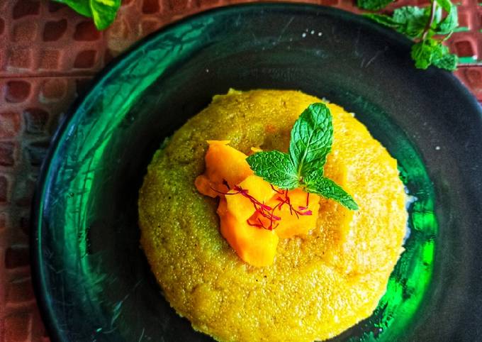 Recipe of Favorite Mango rava halwa