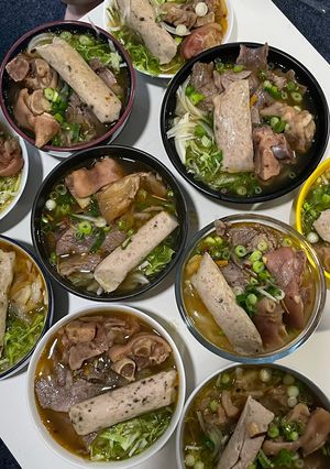 Hình của món Chả huế/chả chiên/giò bò.