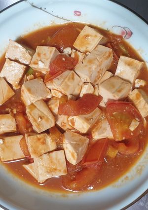 番茄炒豆腐 的食譜成品照片