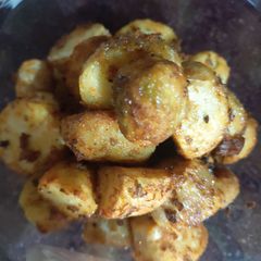 A picture of Arbi pakora.