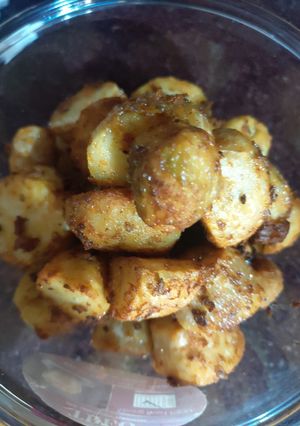 A picture of Arbi pakora.