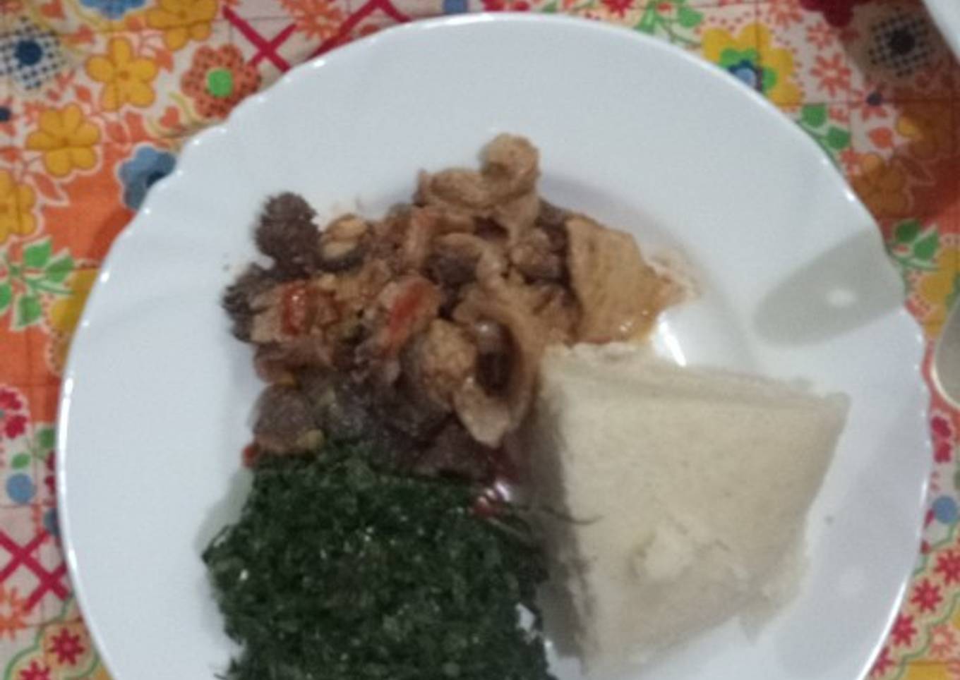 Wet fried gut(matumbo)