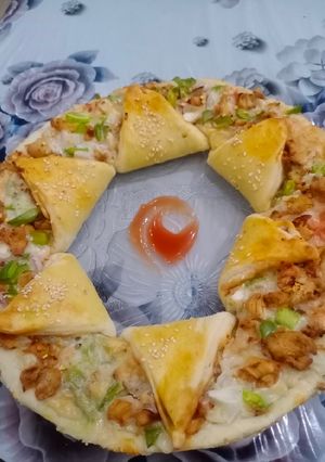 A picture of Star pizza 🍕🍕.