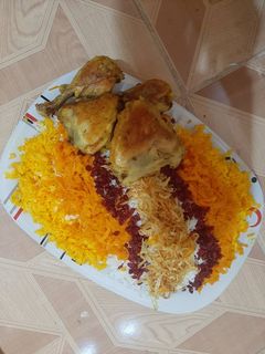 عکسی از دستور پلو هویج مجلسی