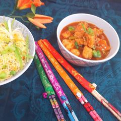 A picture of Chicken Manchurian.